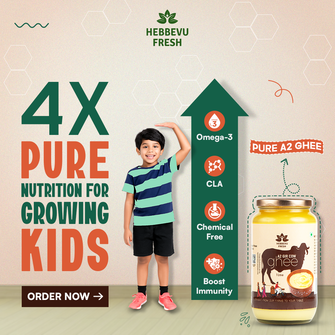 A2 Desi Gir Cow Ghee | Good For Child Growth
