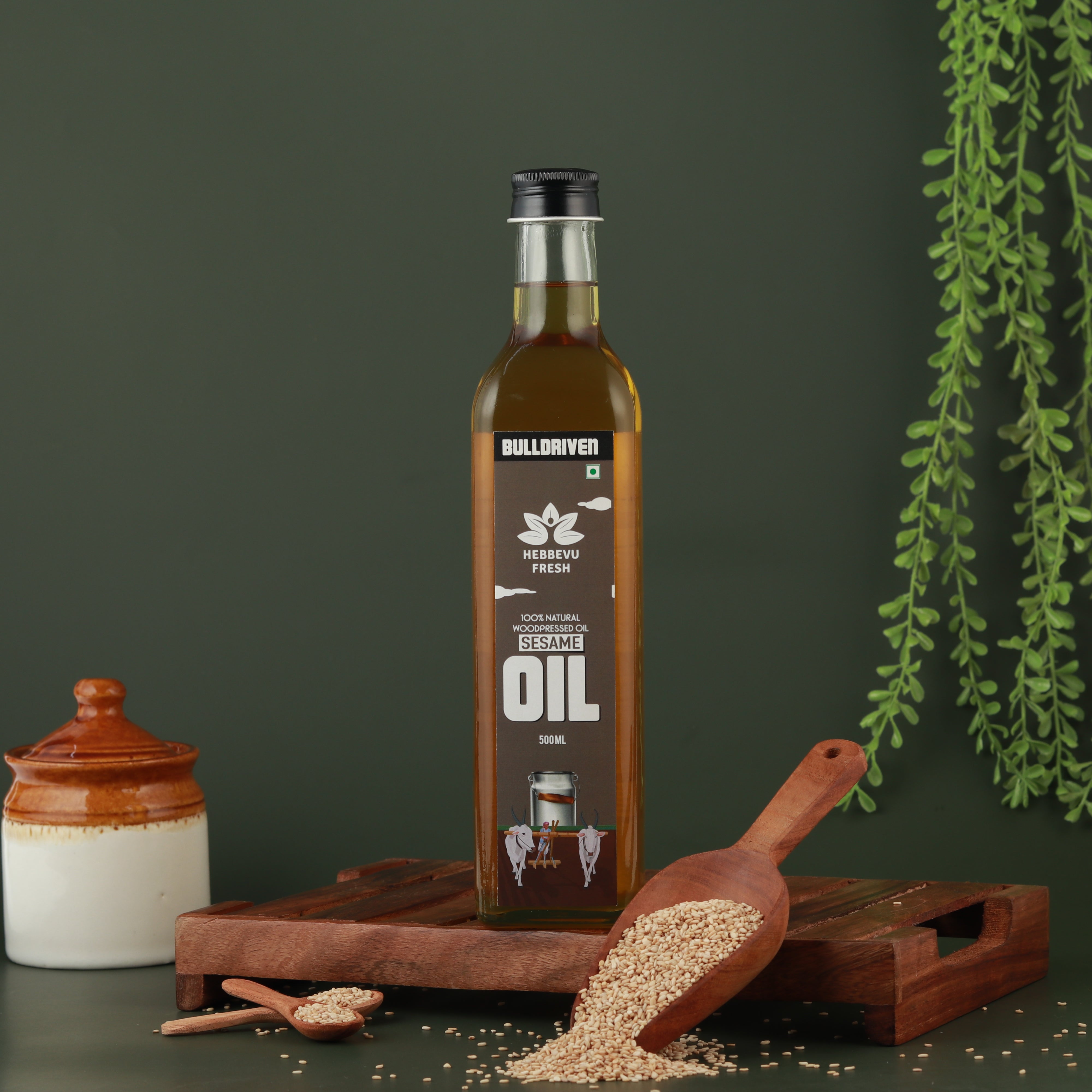 Bull driven Sesame oil