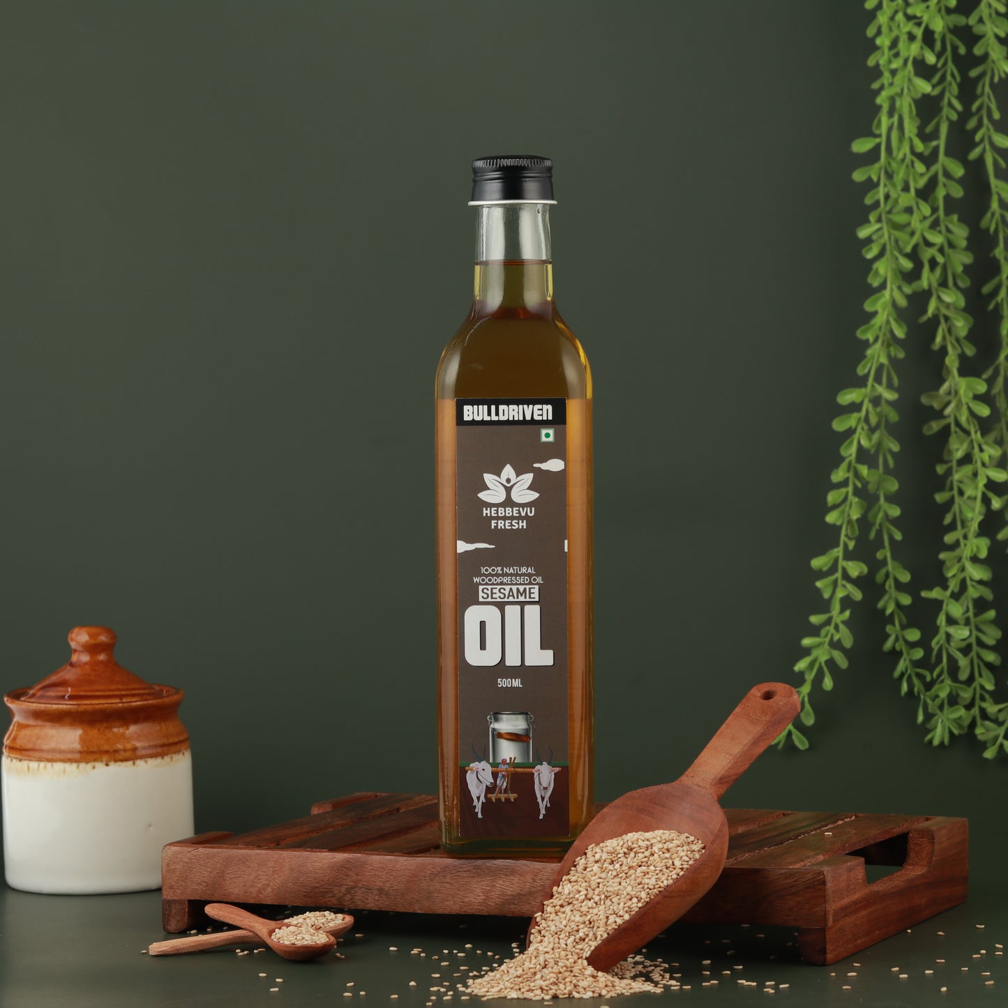 Bull driven Sesame oil