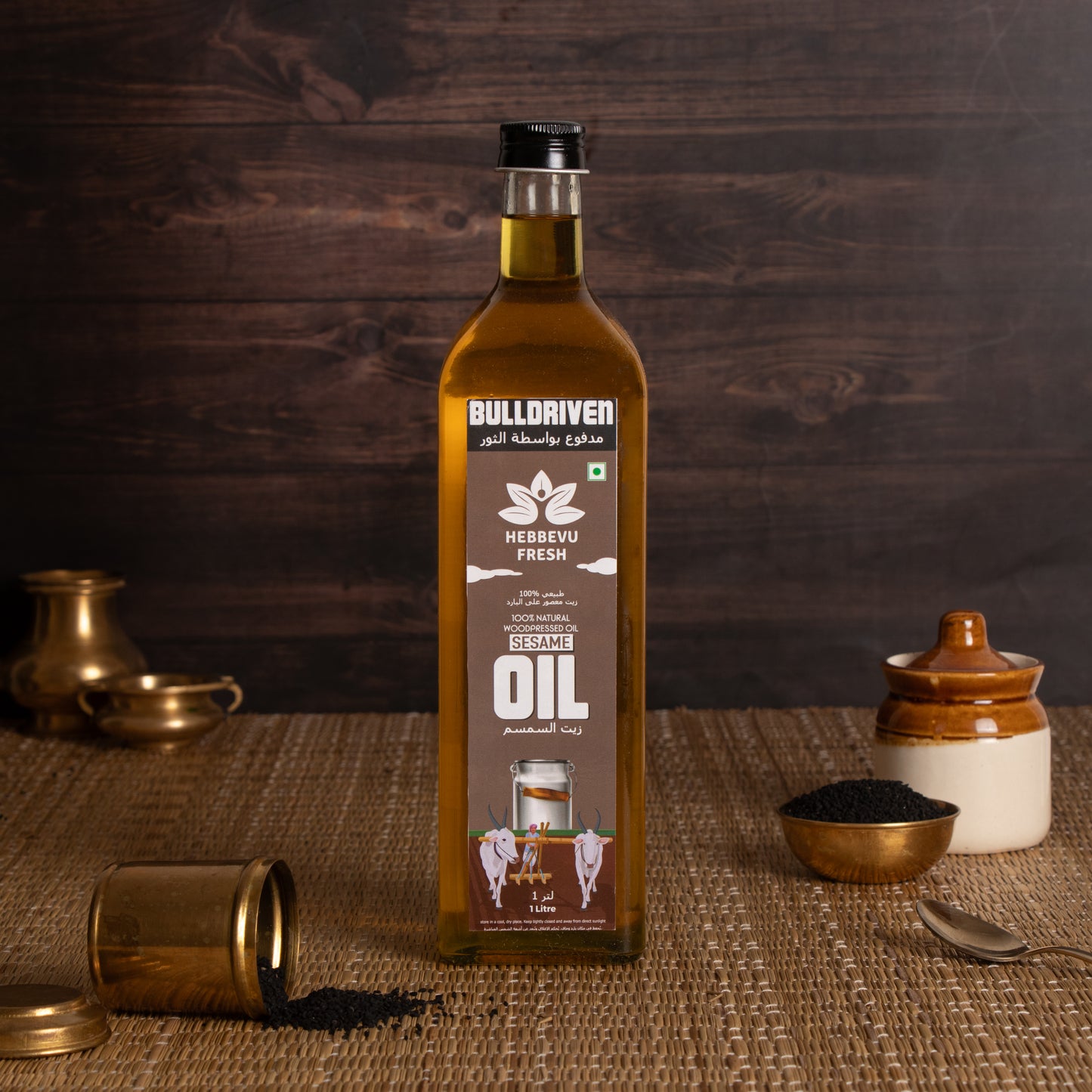 Bull driven Sesame oil