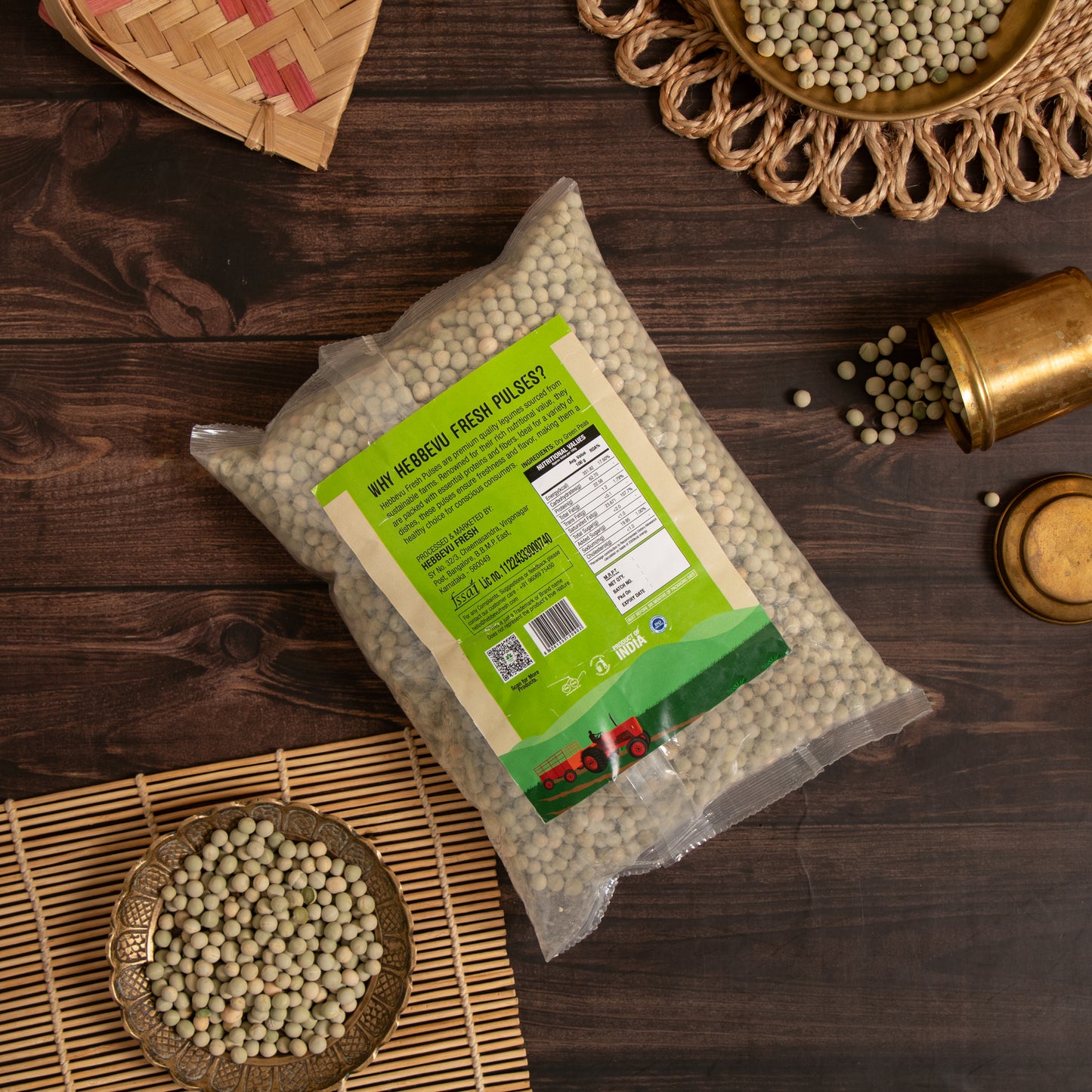 Hebbevu Green Peas Fine