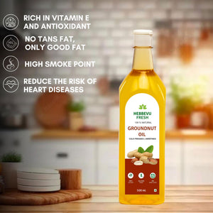 Wood Pressed Groundnut Oil