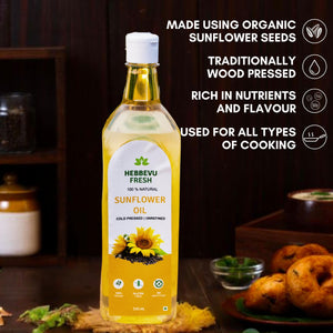 Wood Pressed Sunflower Oil