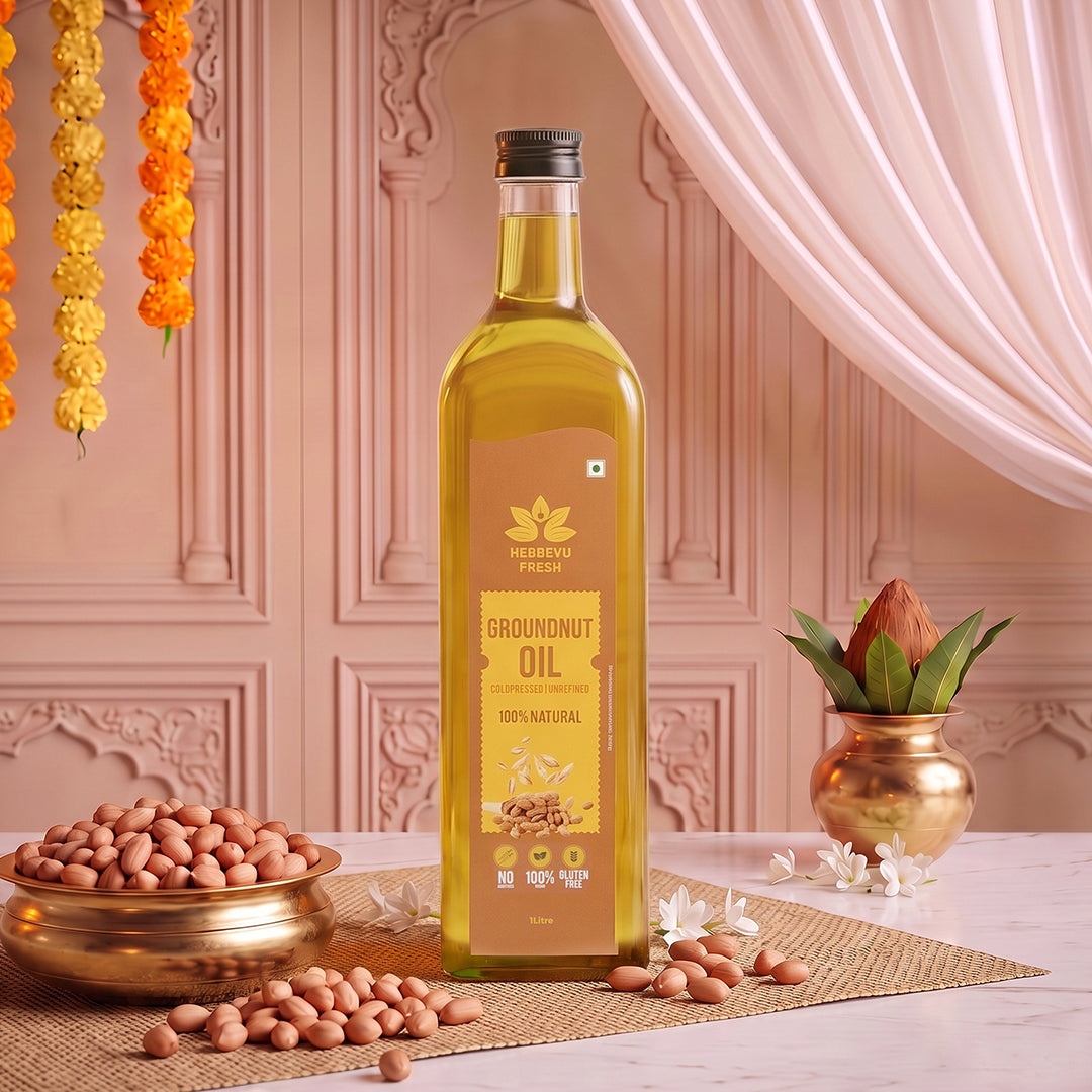 Cold Pressed Groundnut Oil