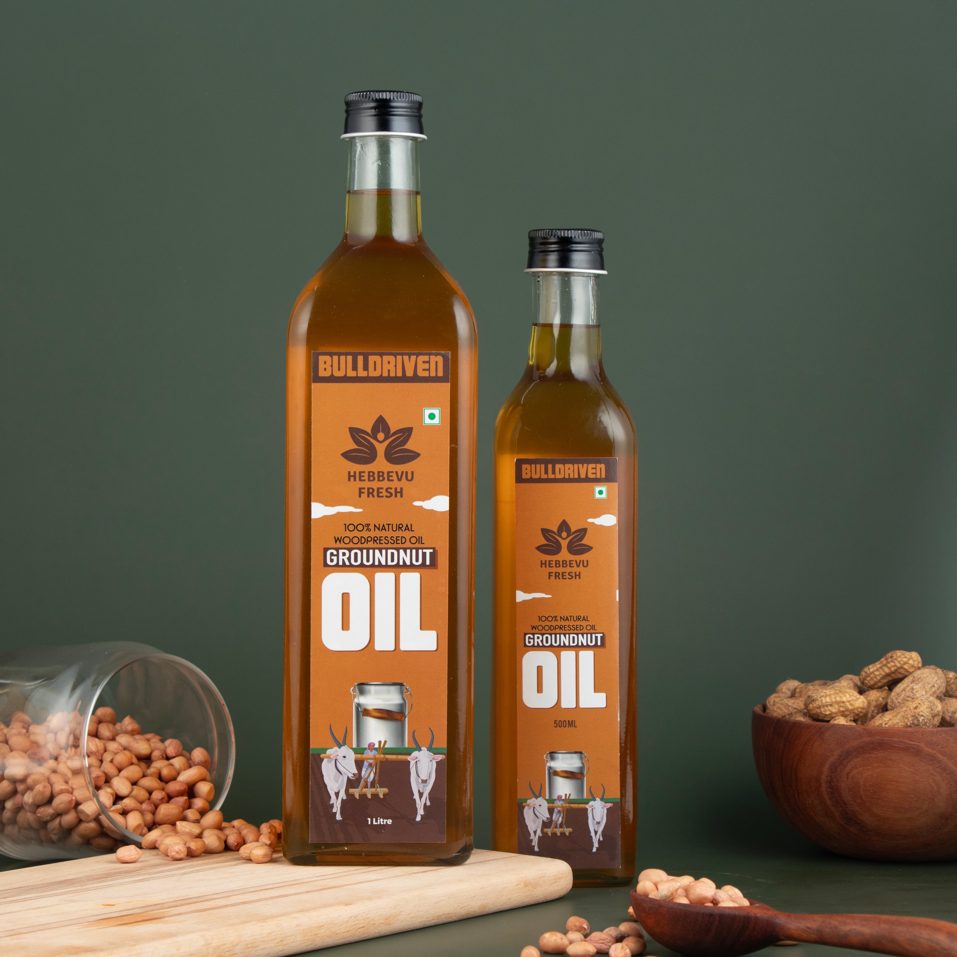 Bull Driven Ground Nut Oil