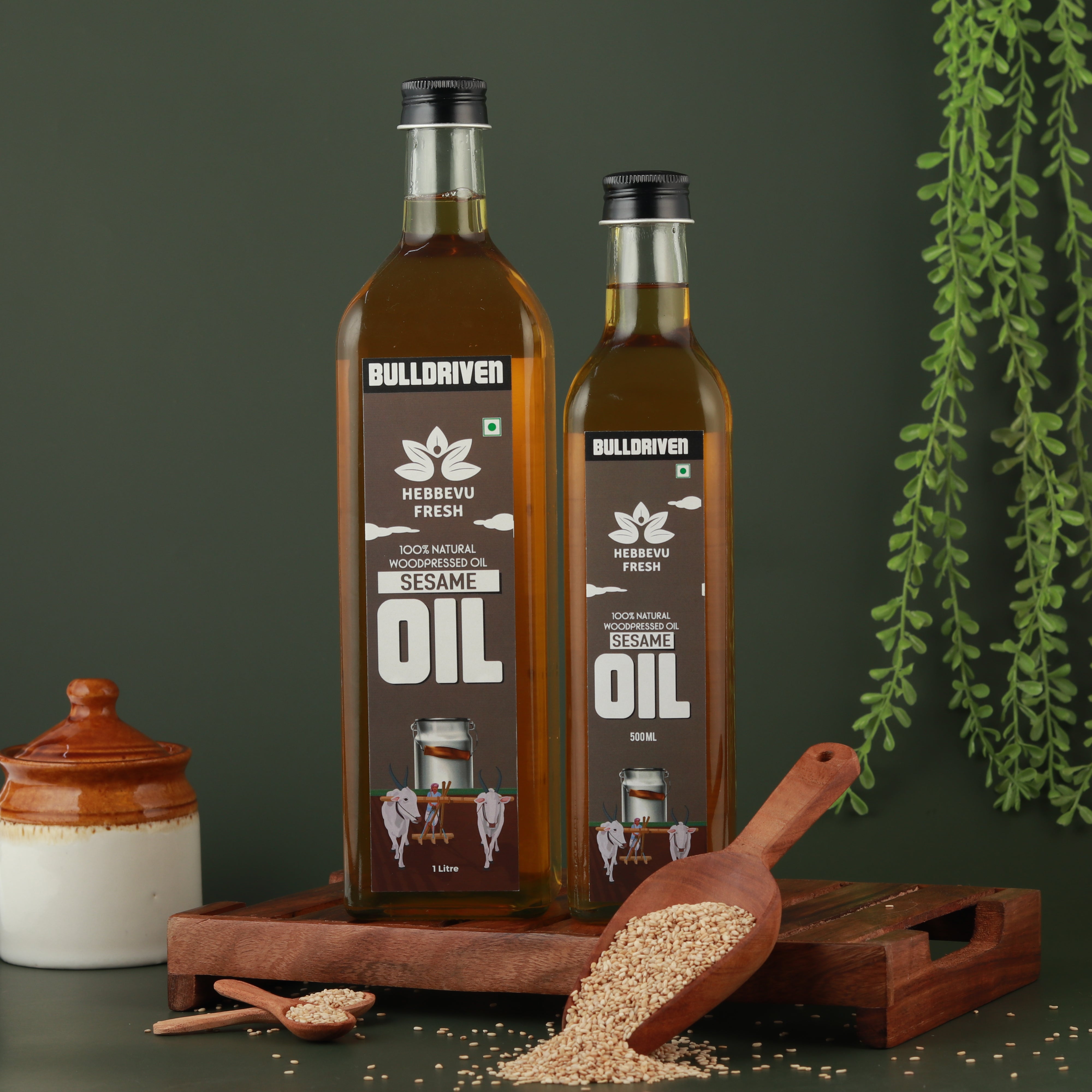 Bull driven Sesame oil