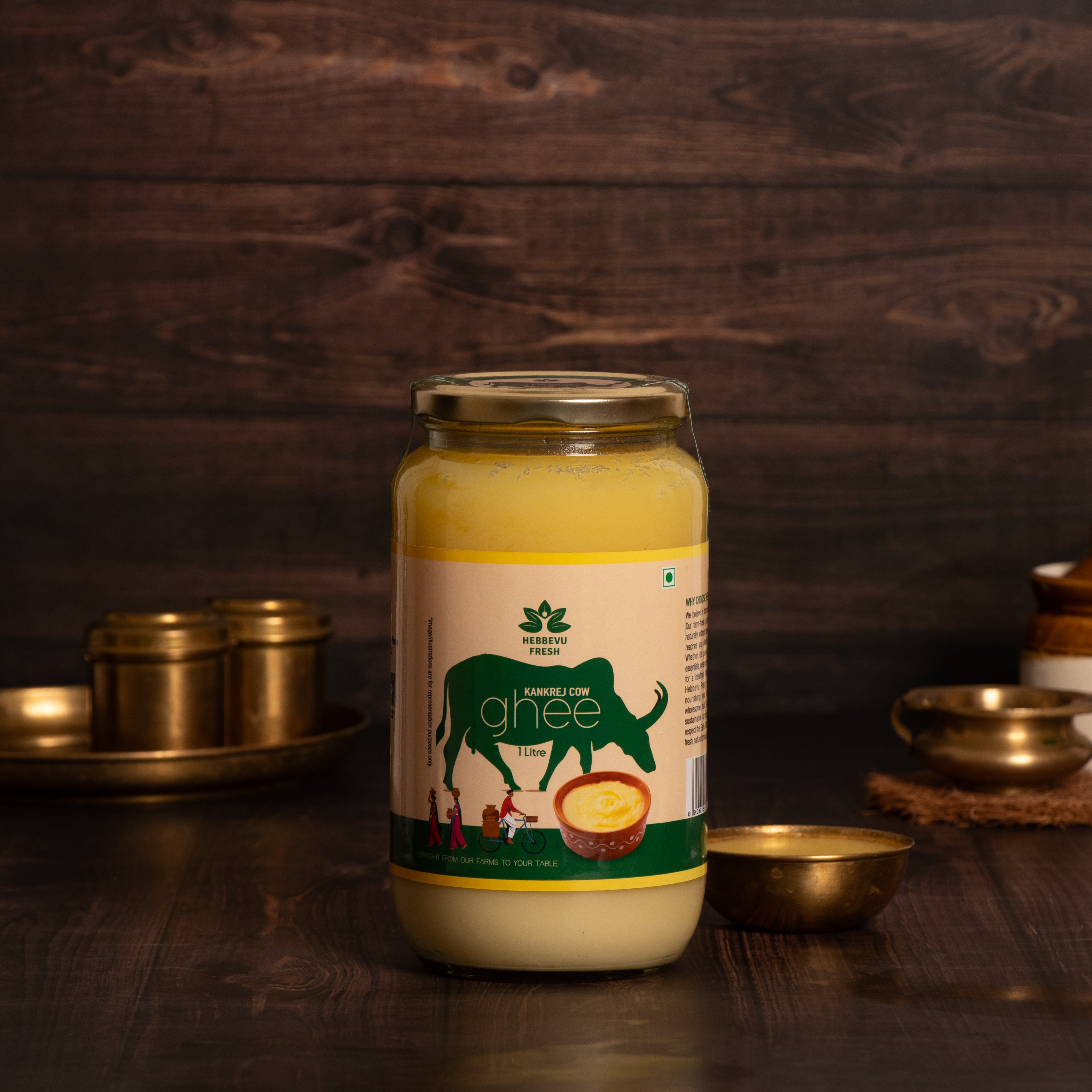 A2 Kankrej Cow Ghee - 1 KG