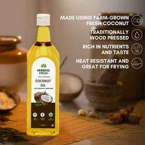 Wood Pressed Coconut Oil
