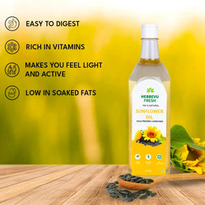 Wood Pressed Sunflower Oil