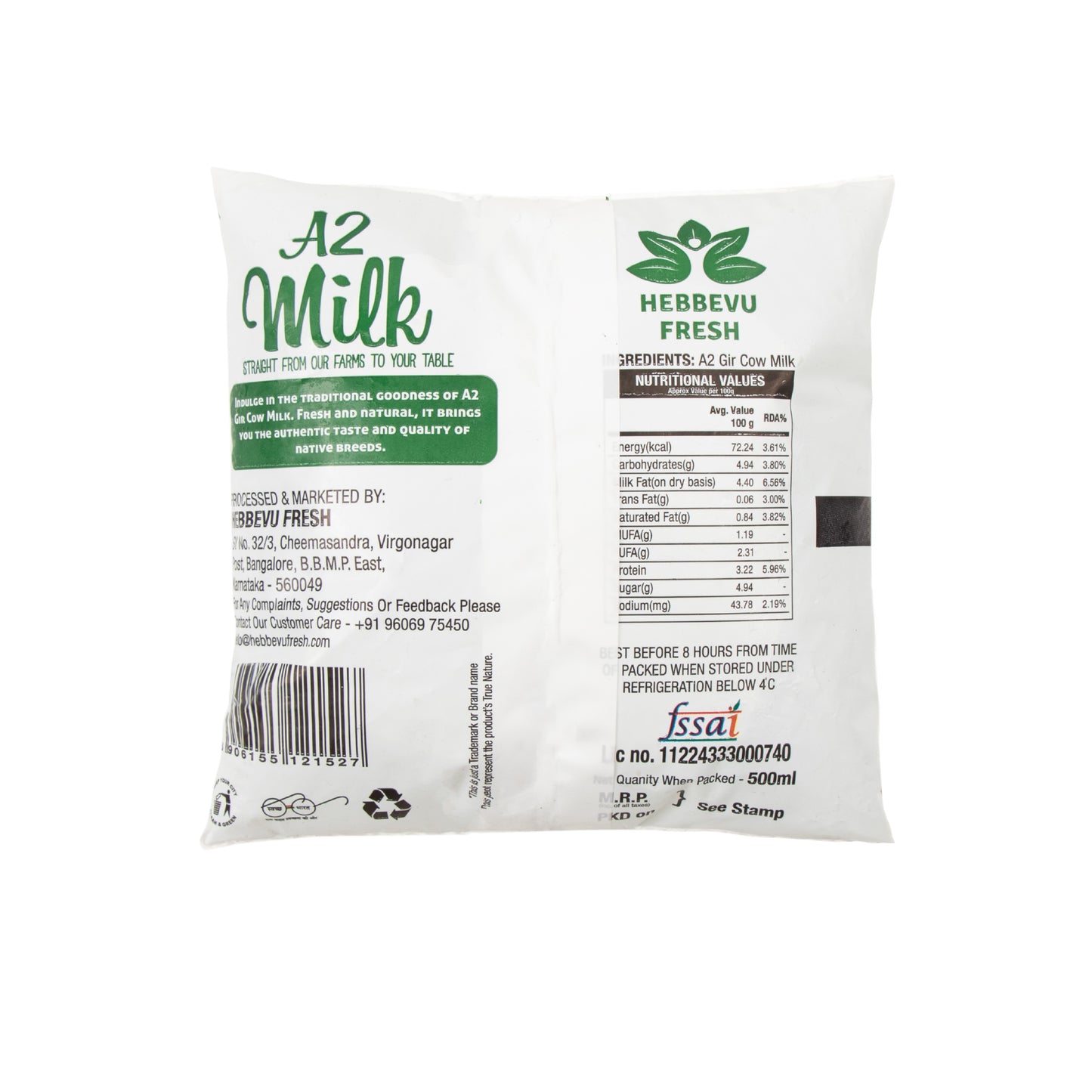 A2 Gir Cow Milk